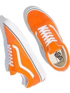 Vans Old Skool Sneaker orange tiger & true white